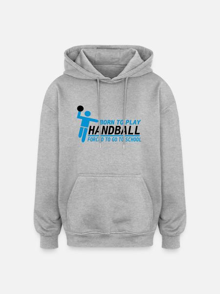 handball - Oversized Unisex Hoodie - heather grey