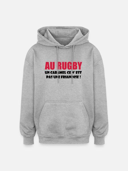 rugby - Oversized Unisex Hoodie - heather grey