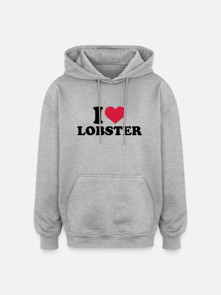Hummer - Oversized Unisex Hoodie - Grau meliert