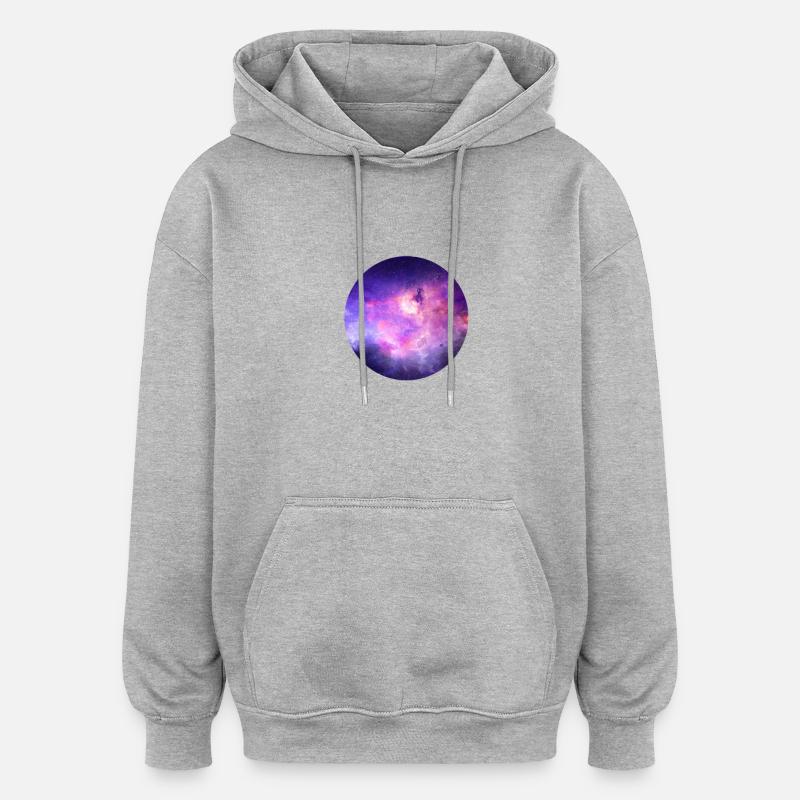 space-020 - Oversized Unisex Hoodie - heather grey
