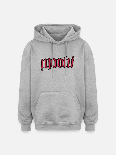 maohi - Oversized Unisex Hoodie - heather grey