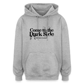 Come to the Dark Side - We have Cookies - Oversized Unisex Hoodie - heather grey - Front - Noah (186cm)