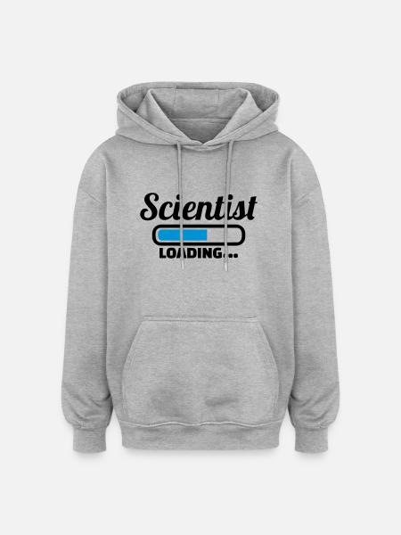 Scientist - Oversized Unisex Hoodie - heather grey