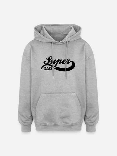 father - Oversized Unisex Hoodie - heather grey