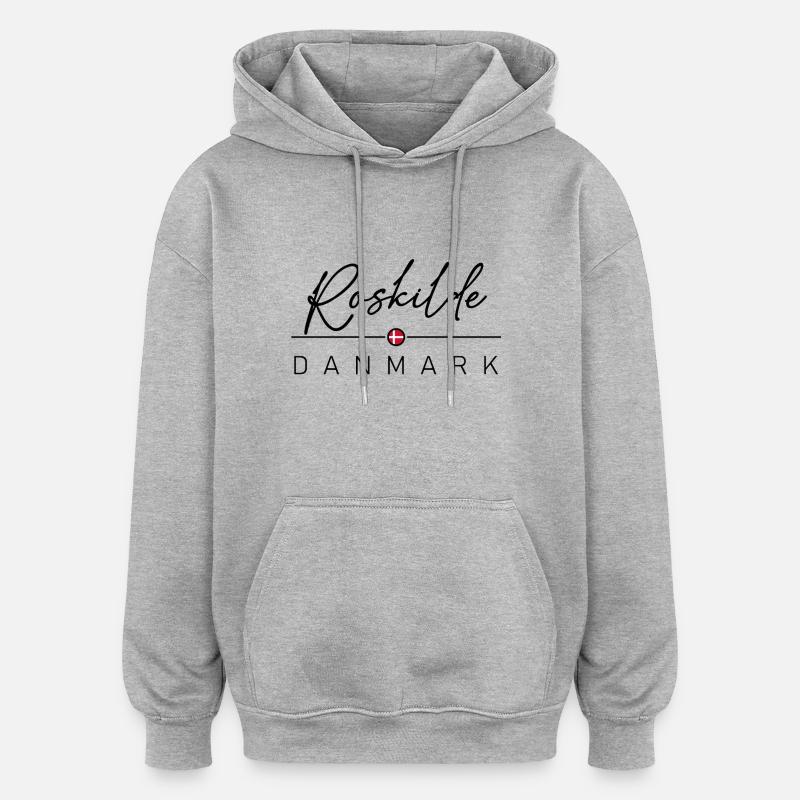 Dänemark - Roskilde - Danmark - Denmark - Oversized Unisex Hoodie - heather grey
