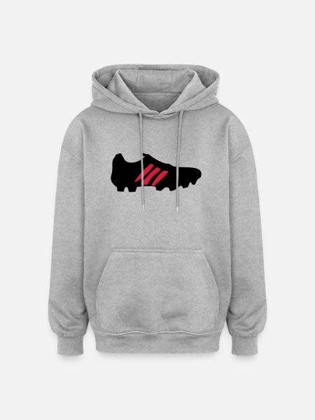 football - Oversized Unisex Hoodie - heather grey