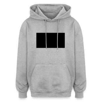 rectangle background - Oversized Unisex Hoodie - heather grey - Front - Noah (186cm)