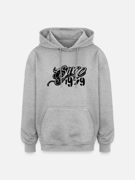since 1979 - Oversized Unisex Hoodie - heather grey