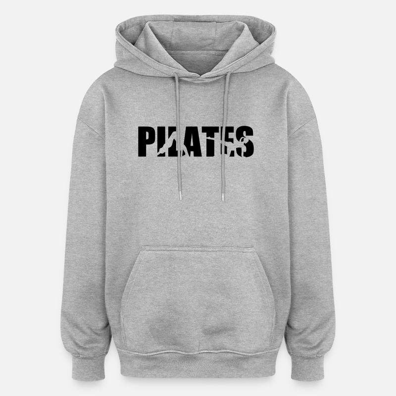 Pilates - Oversized Unisex Hoodie - heather grey