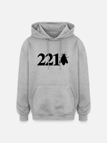 sherlock_221bee - Oversized Unisex Hoodie - Grau meliert