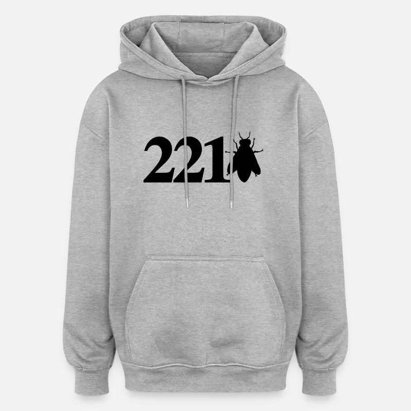 sherlock_221bee - Oversized Unisex Hoodie - heather grey