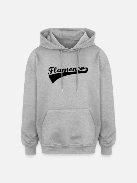 Flamenco - Oversized Unisex Hoodie - heather grey