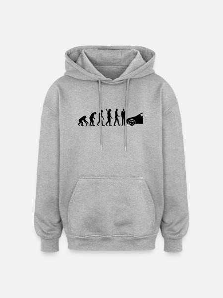 Driving instructor - Oversized Unisex Hoodie - heather grey