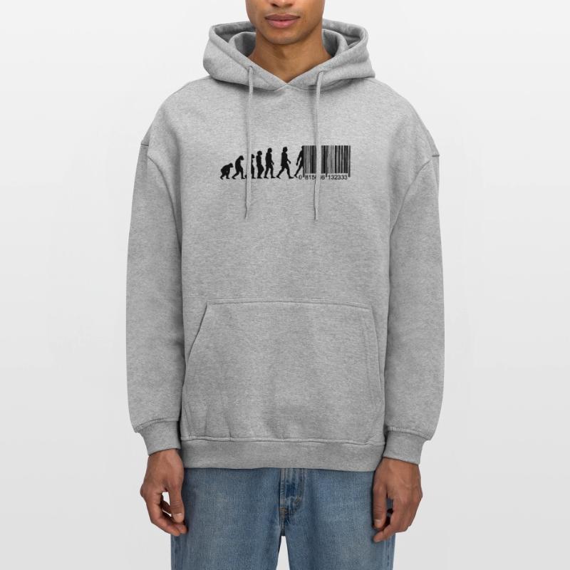 Barcode Evolution Oversized Unisex Hoodie