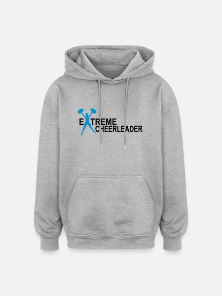 cheerleader - Oversized Unisex Hoodie - Grau meliert
