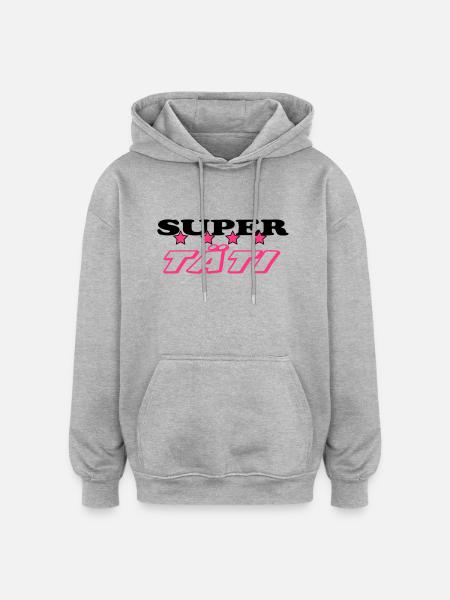 Super tati - Oversized Unisex Hoodie - heather grey