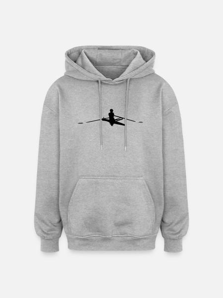 Rowing - Oversized Unisex Hoodie - heather grey