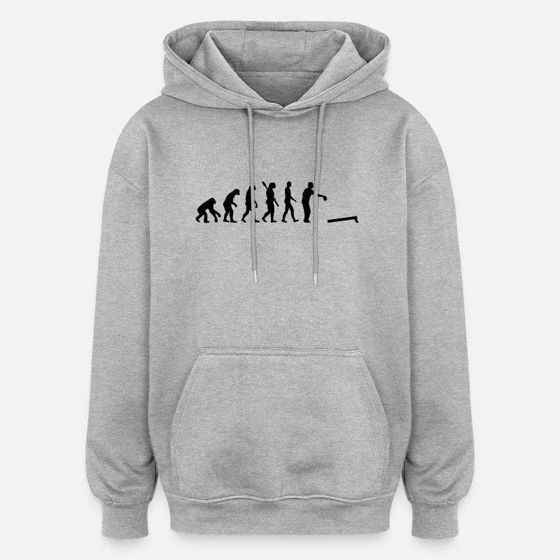 Cornhole - Oversized Unisex Hoodie - Grau meliert