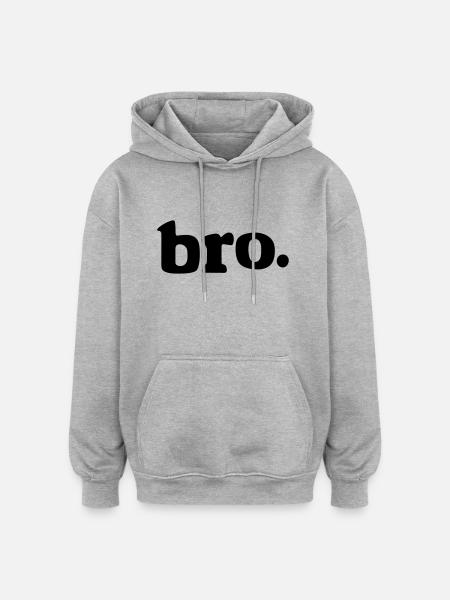 bridge - Oversized Unisex Hoodie - heather grey
