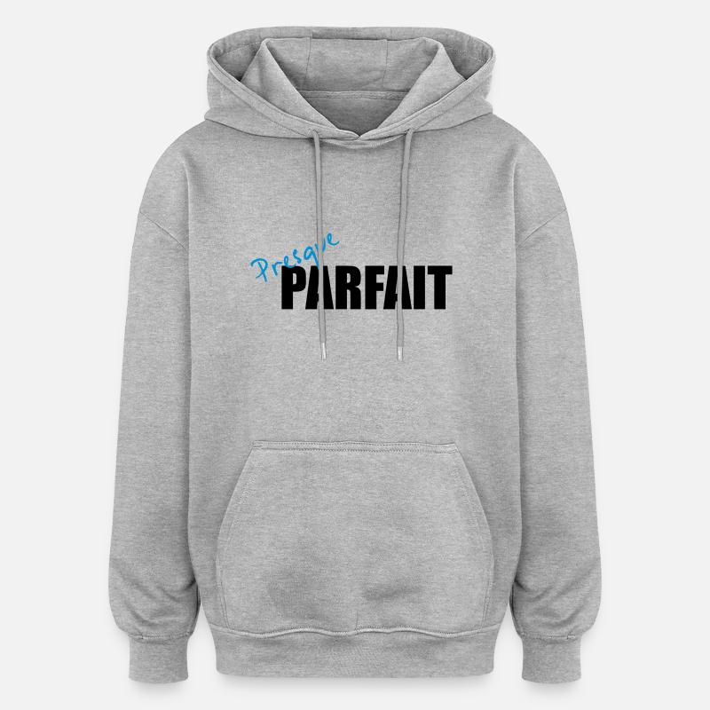 perfekte - Oversized Unisex Hoodie - Grau meliert