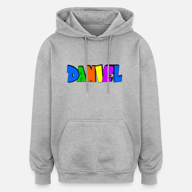 Daniel - Oversized Unisex Hoodie - heather grey