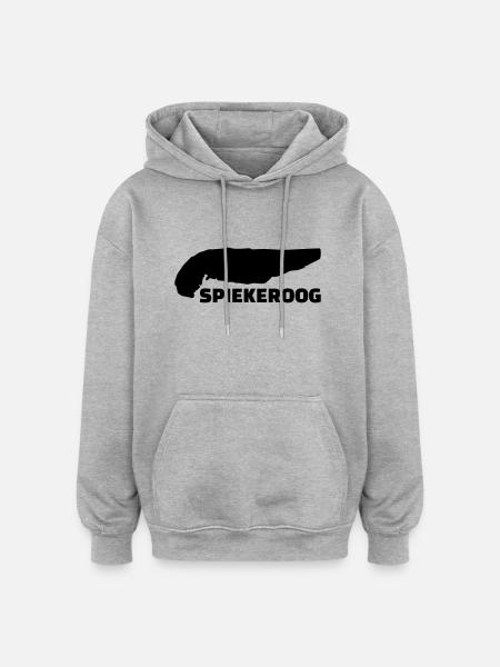 Spiekeroog - Oversized Unisex Hoodie - Grau meliert