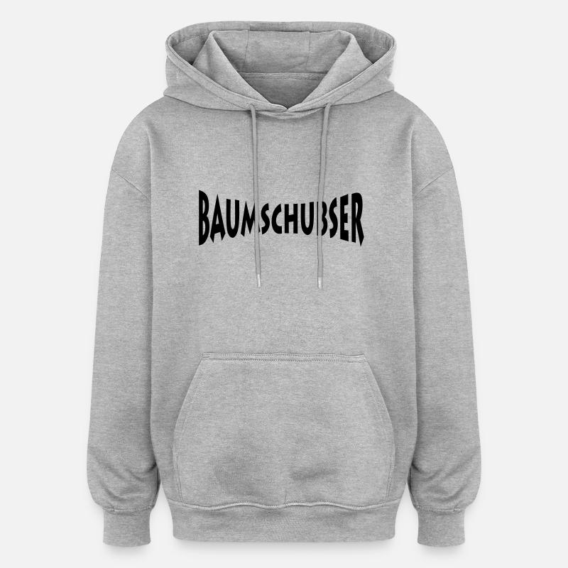 Baumschubser - Oversized Unisex Hoodie - heather grey