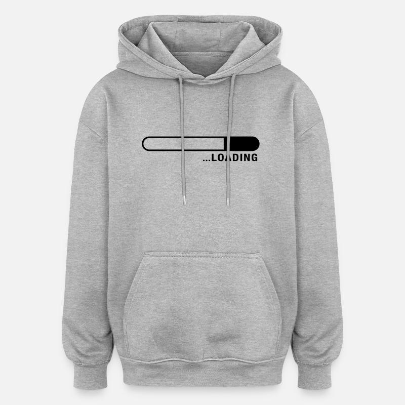 loading_balken_f1_ - Oversized Unisex Hoodie - heather grey