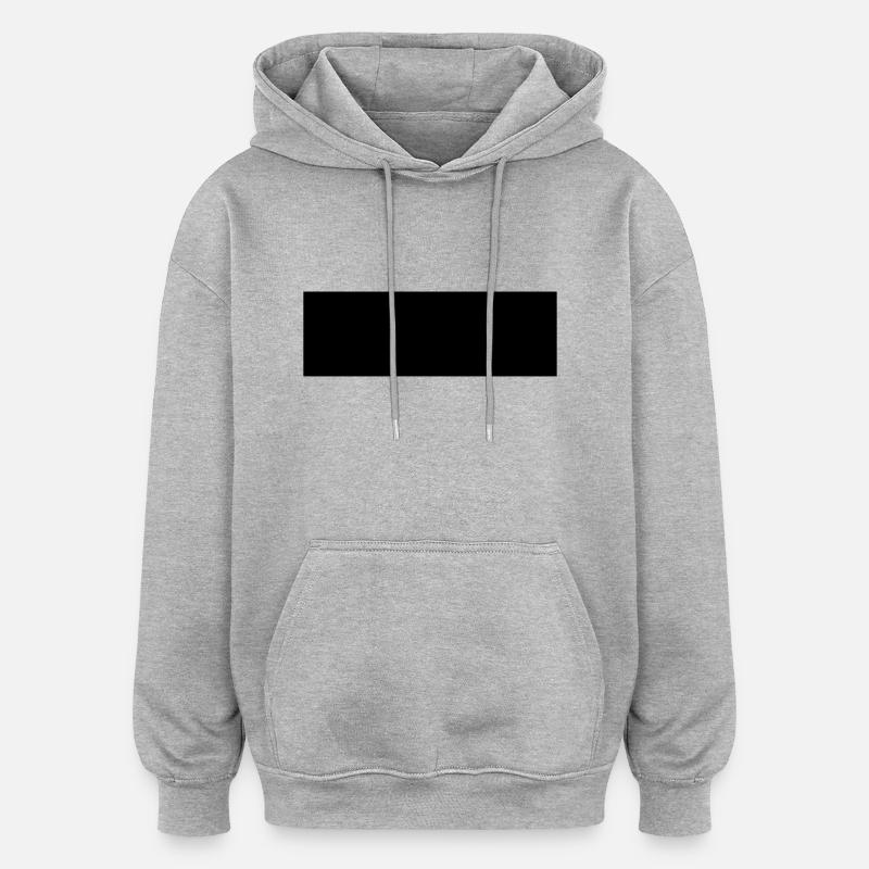 Rectangle - Oversized Unisex Hoodie - heather grey