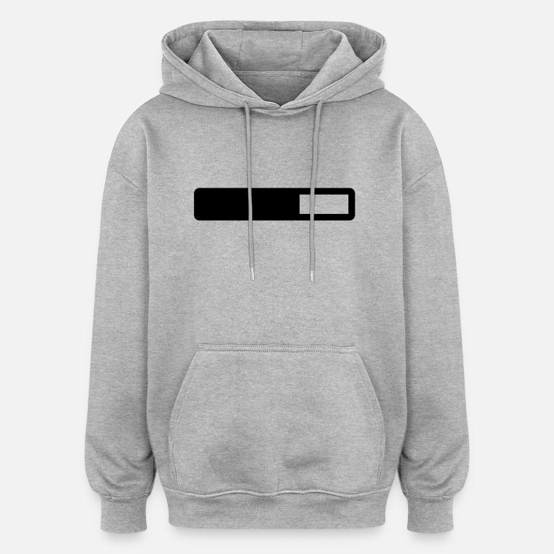 loading - Oversized Unisex Hoodie - heather grey