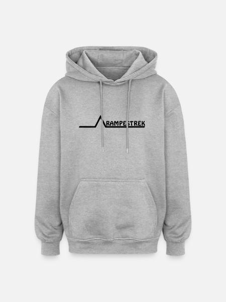 Ramp line - Oversized Unisex Hoodie - heather grey