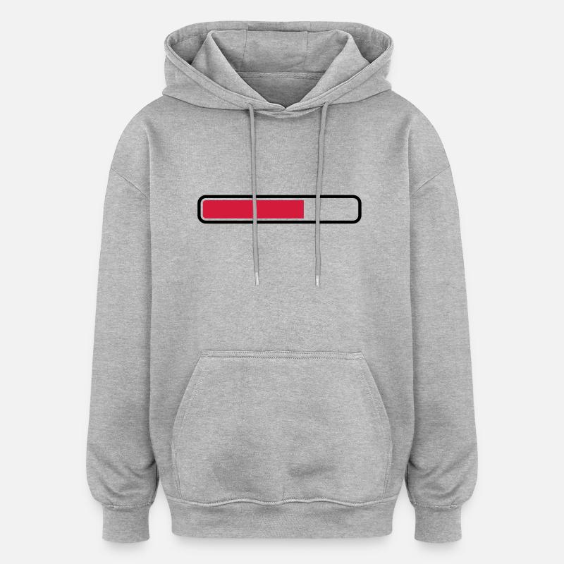 loading_1___f2 - Oversized Unisex Hoodie - heather grey