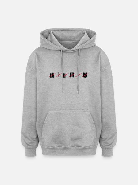 30 - Oversized Unisex Hoodie - heather grey