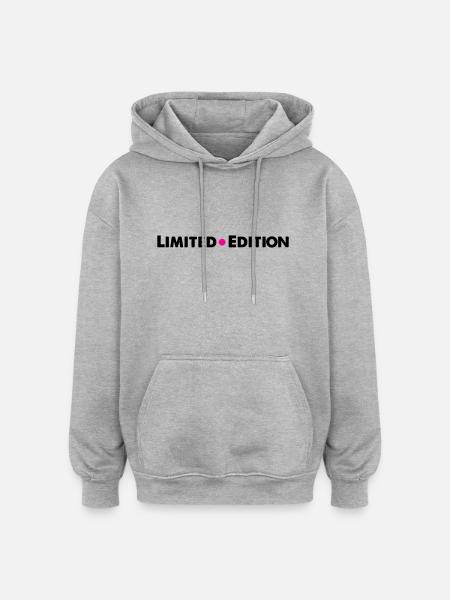 Limited Edition - Oversized Unisex Hoodie - heather grey