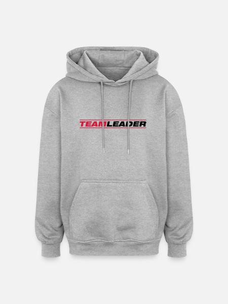 team_leader_tu2 - Oversized Unisex Hoodie - heather grey