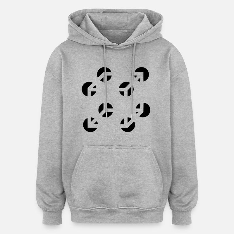 cube - Oversized Unisex Hoodie - heather grey