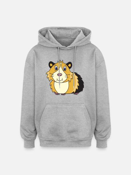 Guinea pig - Oversized Unisex Hoodie - heather grey