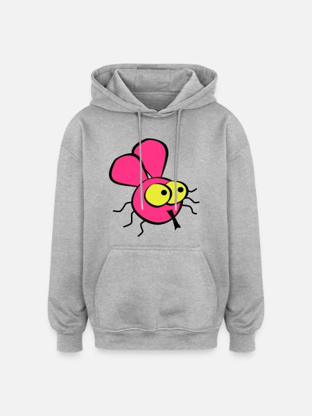 Fly - Oversized Unisex Hoodie - heather grey