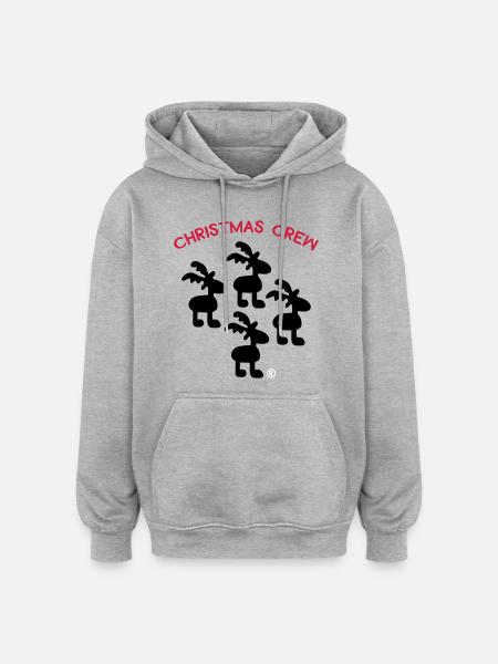 Christmas - Oversized Unisex Hoodie - heather grey