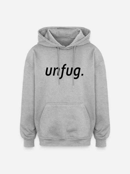mischief. - Oversized Unisex Hoodie - heather grey
