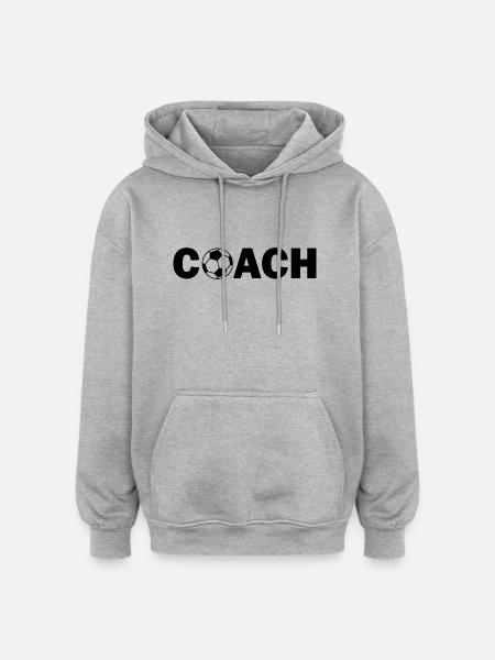 Coach - Oversized Unisex Hoodie - heather grey