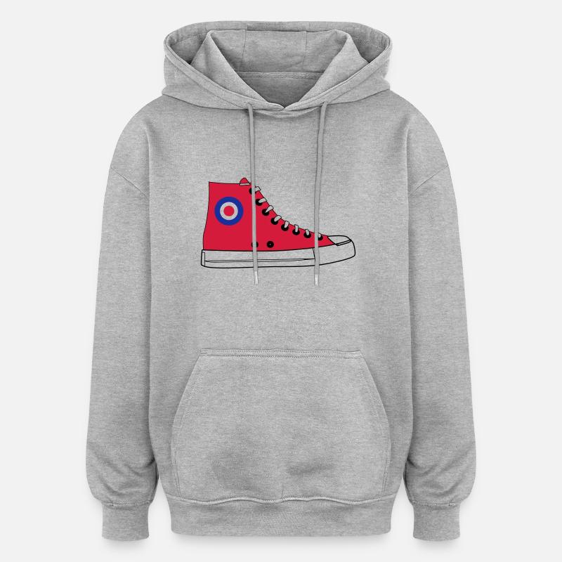 Sneaker Mod - Sweat à capuche oversize unisexe - gris chiné
