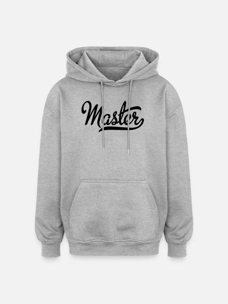 6061912 120174277 master - Oversized Unisex Hoodie - Grau meliert
