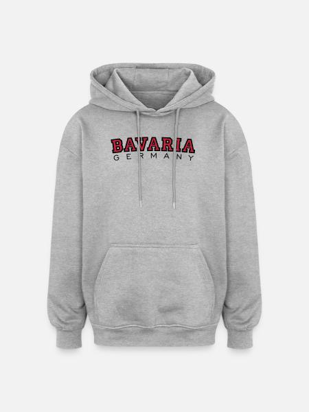 Bavaria Germany - Oversized Unisex Hoodie - heather grey