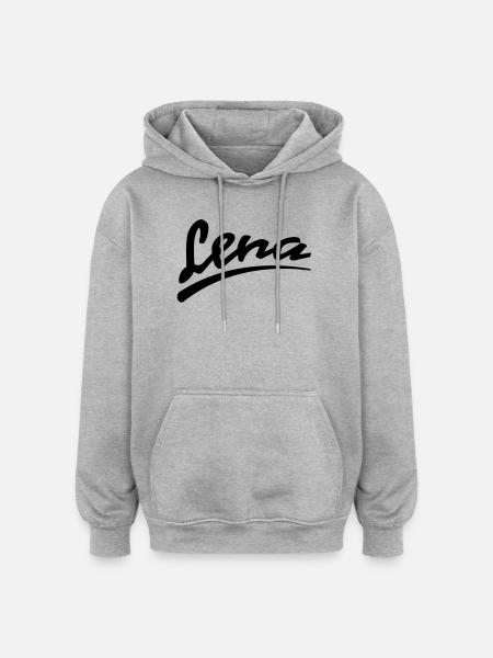 lena | Lena - Oversized Unisex Hoodie - heather grey