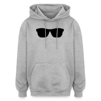 Sunglasses / Shades - Oversized Unisex Hoodie - heather grey - Front - Noah (186cm)