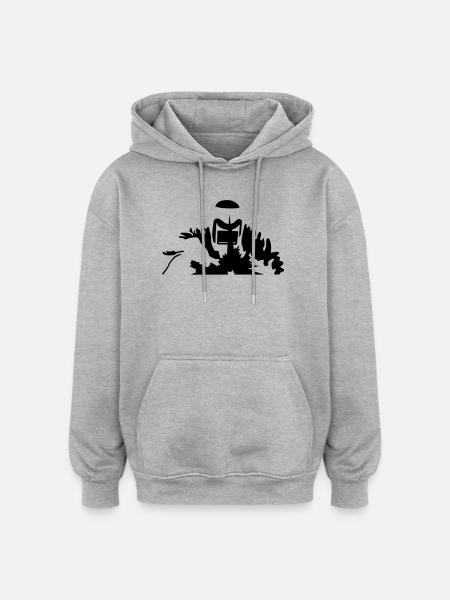 welder - Oversized Unisex Hoodie - heather grey