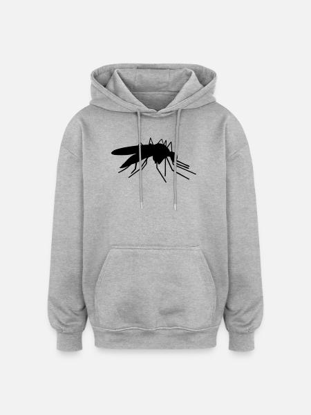 Mosquito - Oversized Unisex Hoodie - heather grey
