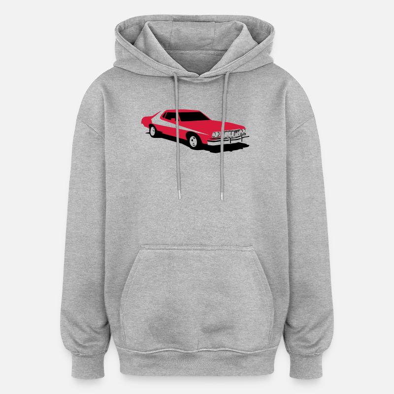SH_Gran_Torino 2 Farben - Oversized Unisex Hoodie - Grau meliert