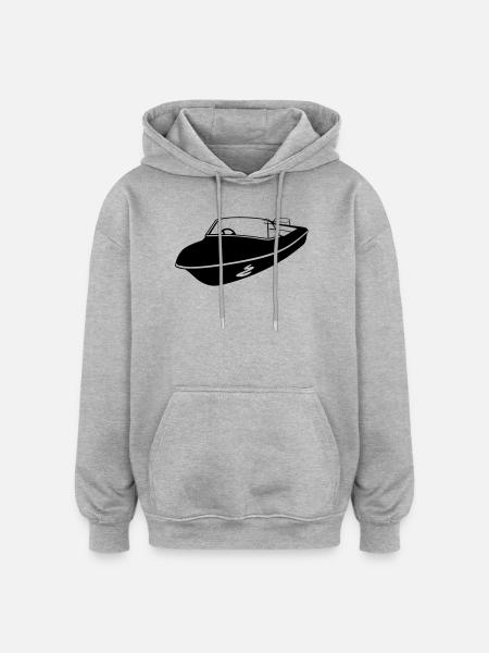 speedboat - Oversized Unisex Hoodie - heather grey